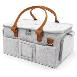 Diaper Bag Manufacturer - OEM Large Capacity Fashionable Waterproof Felt