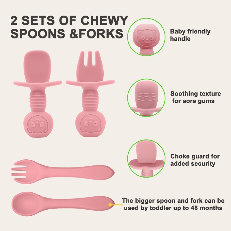 Baby LED Weaning Set Supplier - OEM BPA Free Dishwasher Safe Animal Pattern