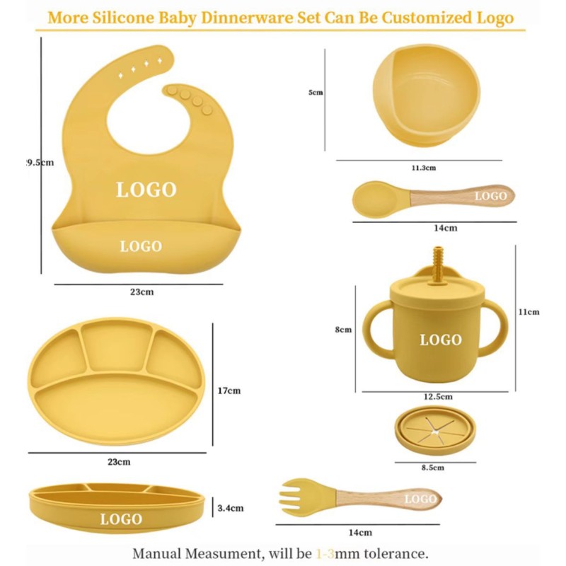 Baby Silicone Feeding Set Manufacturer - OEM Food Grade BPA Free Animal Pattern Suction