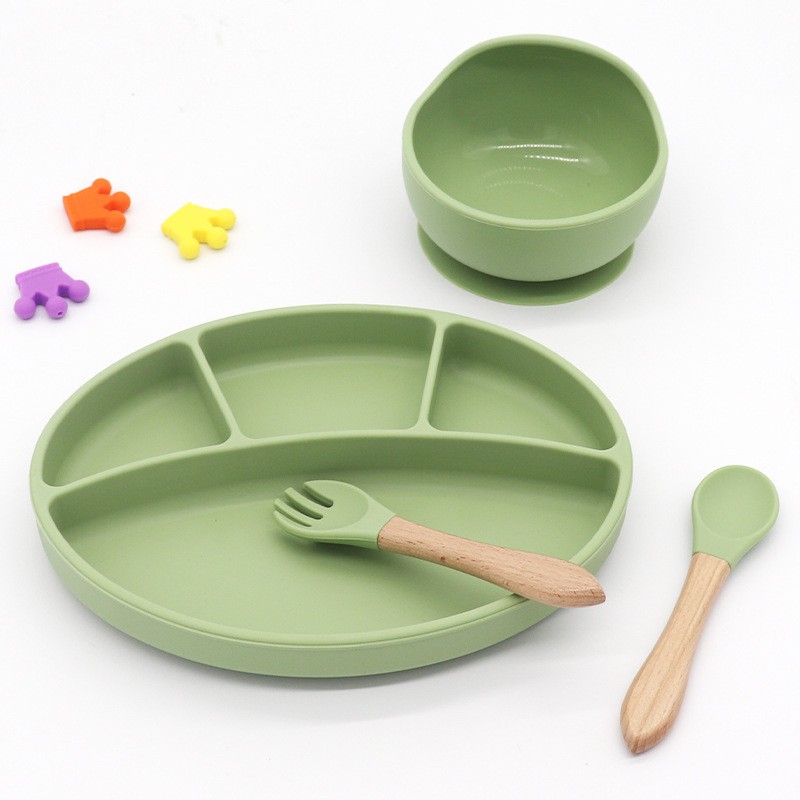 Baby Weaning Feeding Set Supplier - OEM 2026 Food Grade Silicone BPA Free Dishwasher Safe