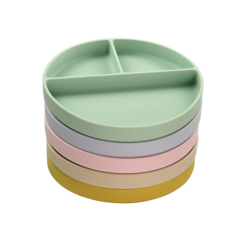 BPA Free Baby Plate Manufacturer - OEM Food Grade Silicone Suction Non Slip for Toddlers