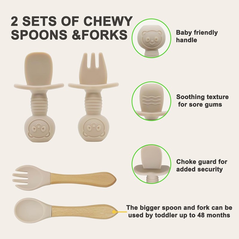 Infant Tableware Manufacturer - OEM Professional Non Toxic Bpa Free Silicone Set