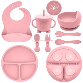 Baby LED Weaning Set Supplier - OEM BPA Free Dishwasher Safe Animal Pattern