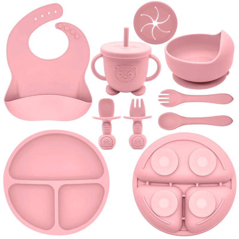 Baby LED Weaning Set Supplier - OEM BPA Free Dishwasher Safe Animal Pattern