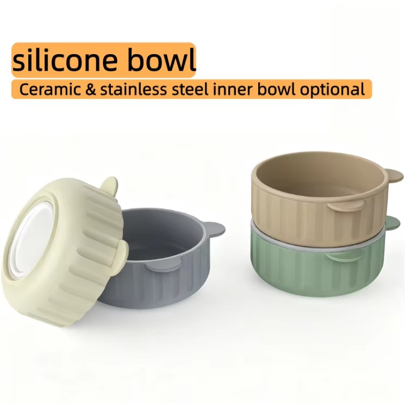 Baby Ceramic Dinnerware Supplier - OEM 2025 Stainless Steel BPA Free with Silicone Sleeve