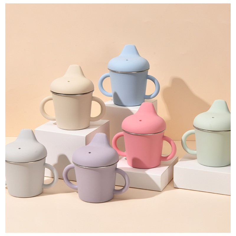 Baby Feeding Set Supplier - OEM Stainless Steel Silicone Bowl with Spoon Fork Non Slip