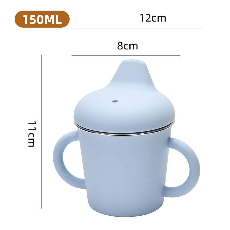 Baby Feeding Set Supplier - OEM Stainless Steel Silicone Bowl with Spoon Fork Non Slip