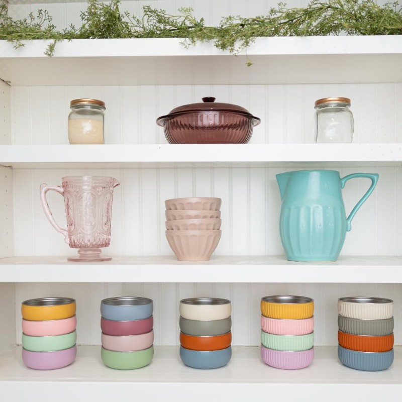 Toddler Feeding Plates Manufacturer - OEM 2 in 1 Stainless Steel Dishwasher Safe