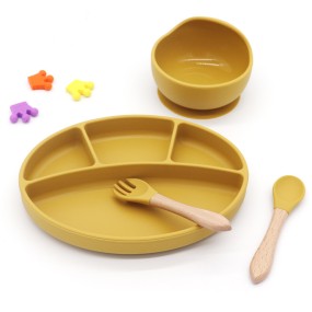 Baby Weaning Feeding Set Supplier - OEM 2026 Food Grade Silicone BPA Free Dishwasher Safe