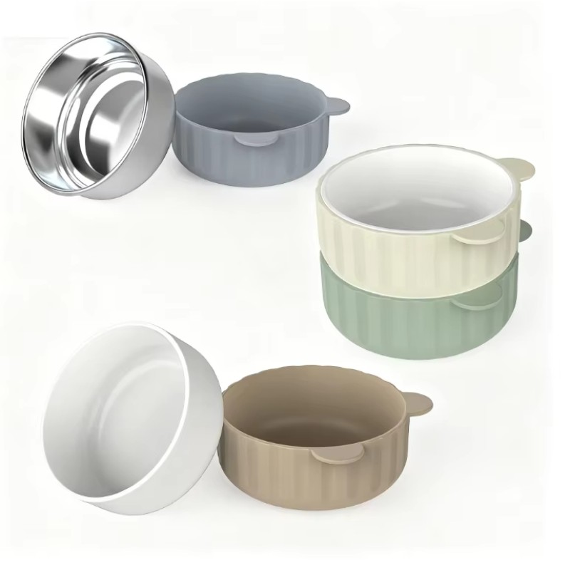 Baby Ceramic Dinnerware Supplier - OEM 2025 Stainless Steel BPA Free with Silicone Sleeve
