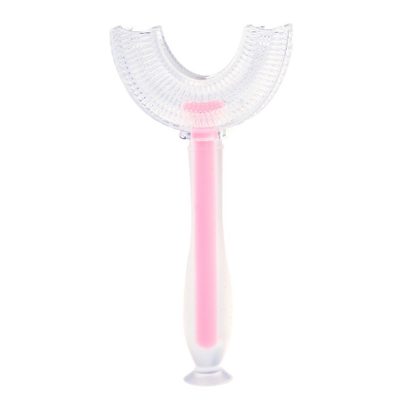 Kids Toothbrush Supplier - OEM Food grade Soft Silicone PP U Shaped Brush Head