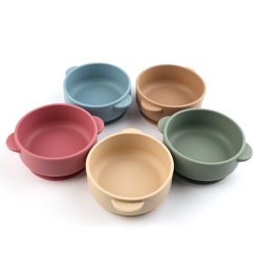 BPA Free Kids Bowl Supplier - Hot Sale Classic Design Reusable Non Slip Silicone