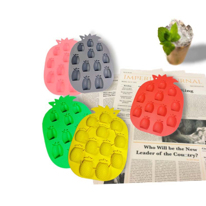 Pineapple Ice Maker Manufacturer - High Quality BPA Free Reusable Silicone Sculpture Mold
