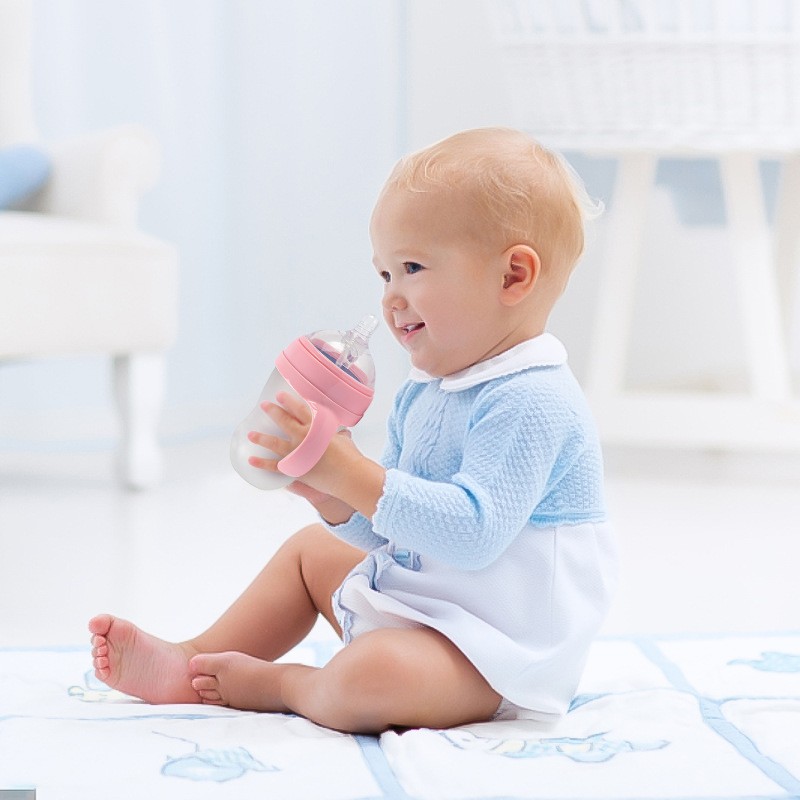 Baby Silicone Bottle Manufacturer - OEM Hot Selling 2023 Customized 4oz 0-36 Month