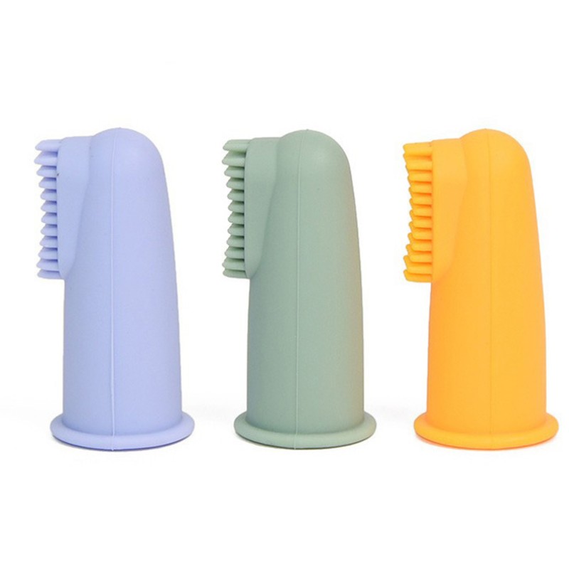 Baby Finger Toothbrush Supplier - OEM New Design Soft Silicone Tongue Cleaning Brush