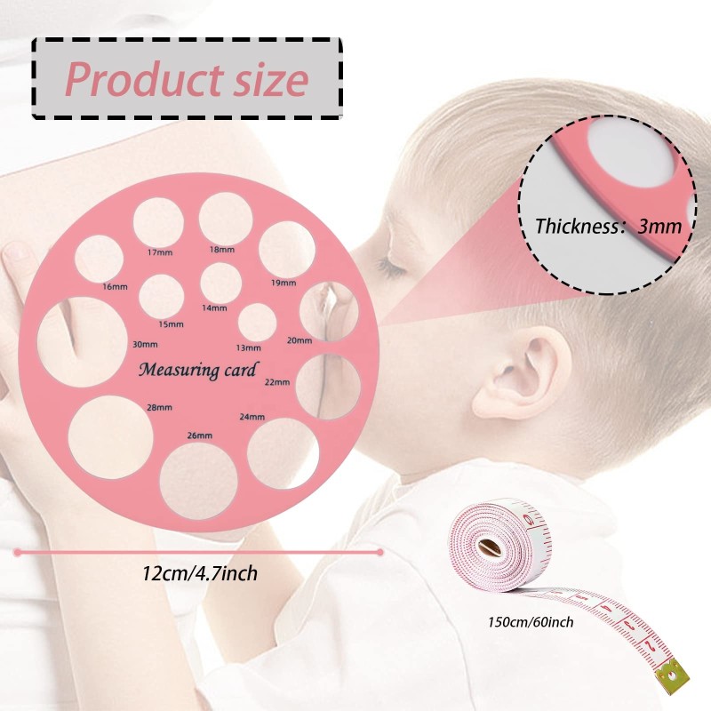 Silicone Nipple Ruler Manufacturer - OEM 2024 Hot Selling Soft Flange Sizer for New Moms