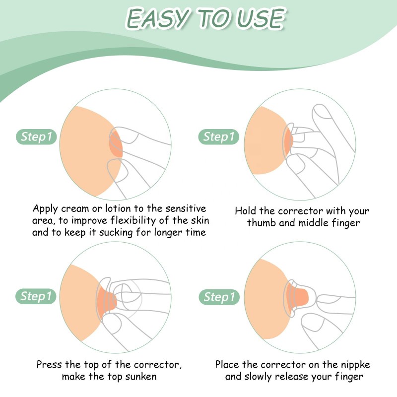 Silicone Nipple Correctors Supplier - OEM BPA Free Suckers Pullers for Inverted Breasts