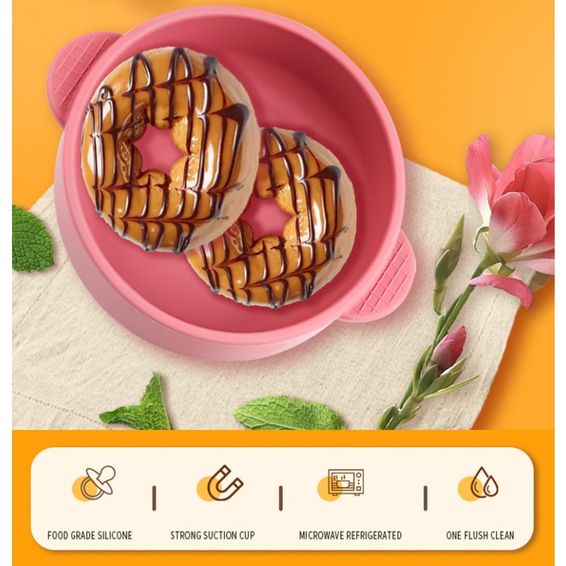 BPA Free Kids Bowl Supplier - Hot Sale Classic Design Reusable Non Slip Silicone