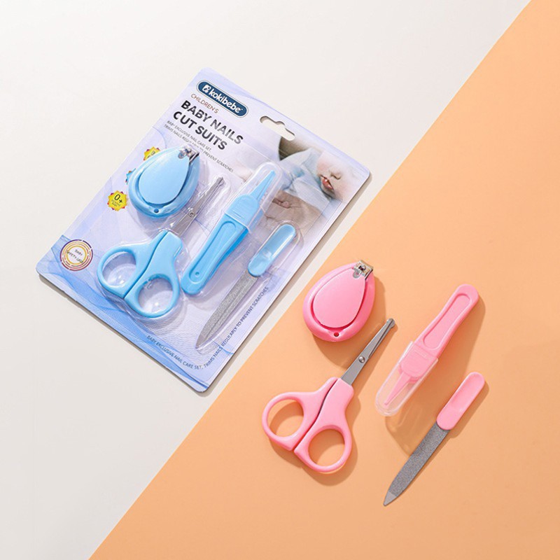 Baby Nail Clippers Set Manufacturer - OEM 4 Piece Anti Pinch Manicure Care Tool Set