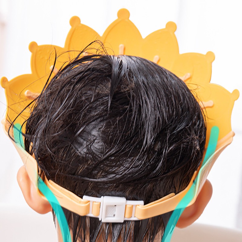 Baby Shower Shampoo Caps Supplier - OEM New Product Environmental Silicon Crown Clear