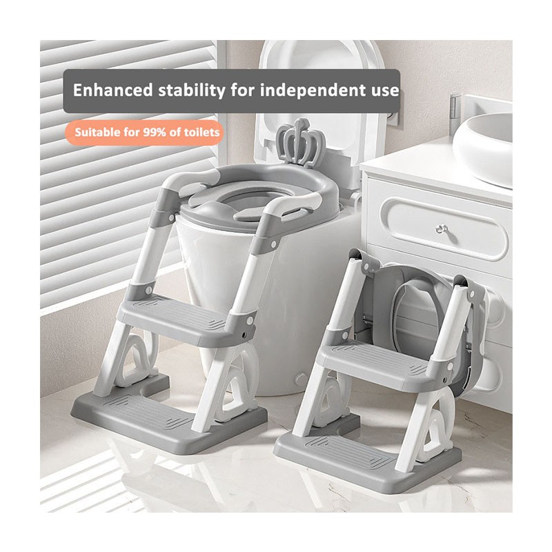 Toddler Step Stools Manufacturer - OEM Cartoon Pattern Stable Foldable Triangular PP