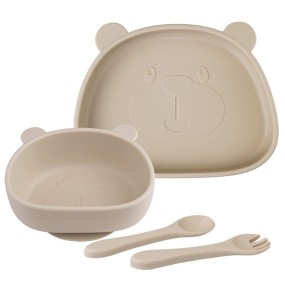 Cute Panda Feeding Set Supplier - OEM Silicone Suction Bowl Plate Sippy Cup BPA Free