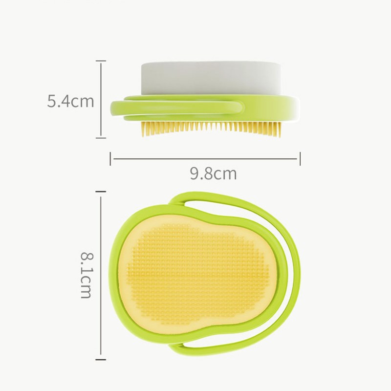 Baby Shampoo Brush Supplier - OEM Silicone Head Cleaning Tool Safe Gentle Bath Time
