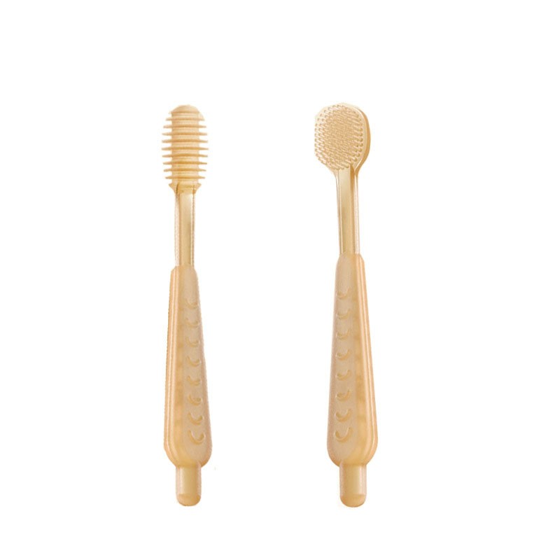 Silicone Baby Toothbrush Manufacturer - OEM Printed Pattern Oral Cleaner for Infant Tongue