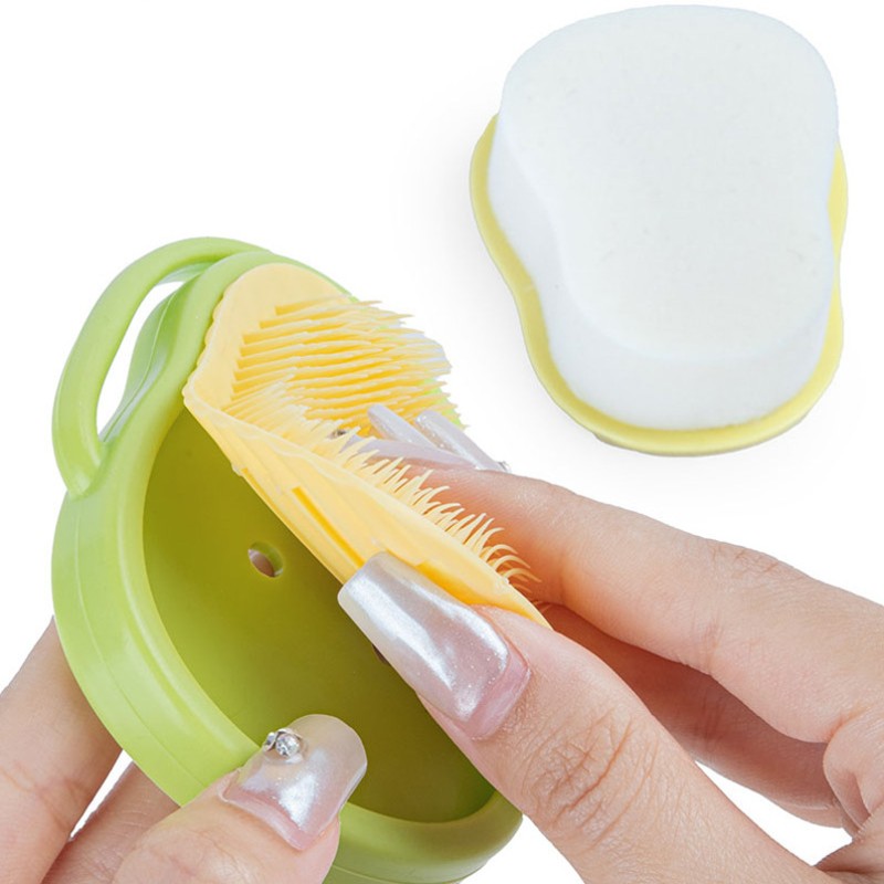 Baby Shampoo Brush Supplier - OEM Silicone Head Cleaning Tool Safe Gentle Bath Time