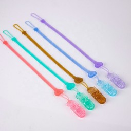 Baby Pacifier Clip Supplier - OEM Age 0-12 Months Dummy Silicon Holder Chain