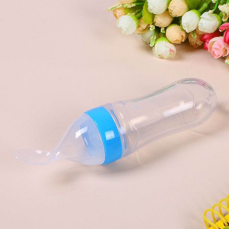 Baby Food Feeder Manufacturer - Hot Sale Factory Food Grade Silicone Cereal Squeeze Bottle