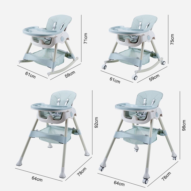 Multifunction Baby High Chair Manufacturer - OEM 2024 3 in 1 Stainless Steel PP for Children