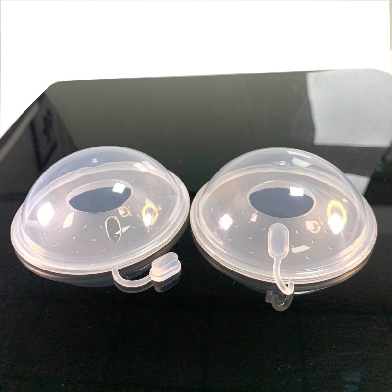 Silicone Breast Milk Collector Supplier - OEM 2024 New Transparent 2pcs Manual Cups