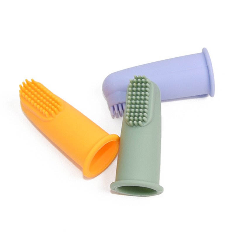 Baby Finger Toothbrush Supplier - OEM New Design Soft Silicone Tongue Cleaning Brush