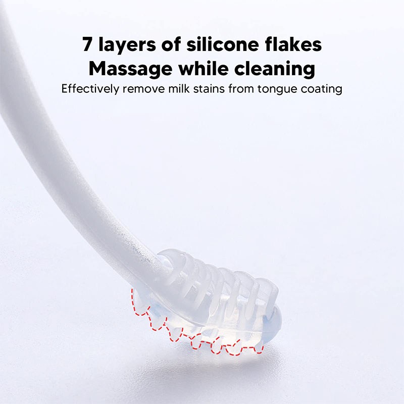 Baby Oral Care Toothbrush Supplier - OEM New Design Food Grade Silicone Tongue Cleaner