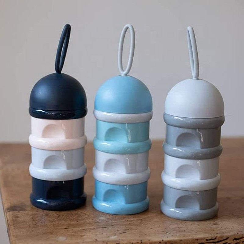 Baby Milk Powder Box Manufacturer - OEM 3 Layers Detachable Stackable Rotation Container