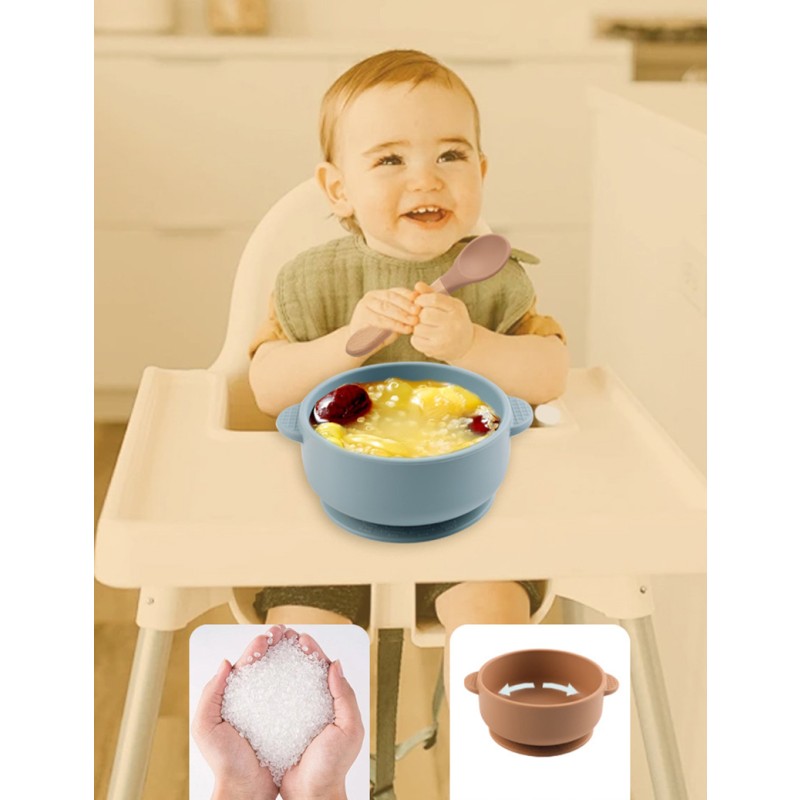 BPA Free Kids Bowl Supplier - Hot Sale Classic Design Reusable Non Slip Silicone