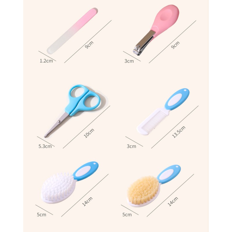 Toddler Nail Clipper Set Manufacturer - Factory Wholesale 5 Piece Dual Color Grooming Kit