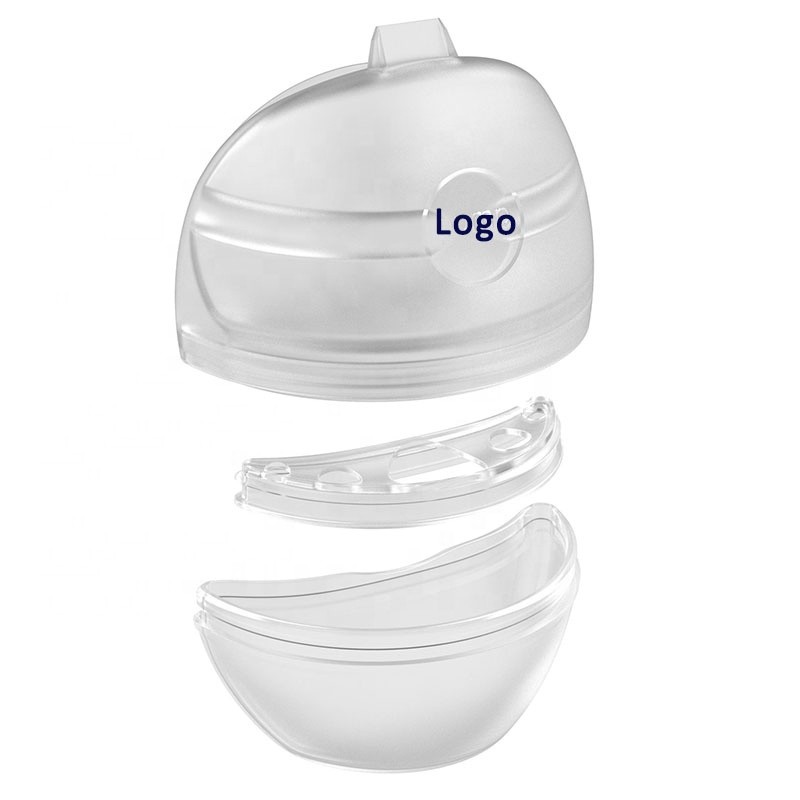Portable Milk Collector Cups Manufacturer - OEM Wearable Silicone Nipple Shields Apple shaped