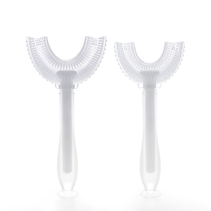 Kids Toothbrush Supplier - OEM Food grade Soft Silicone PP U Shaped Brush Head