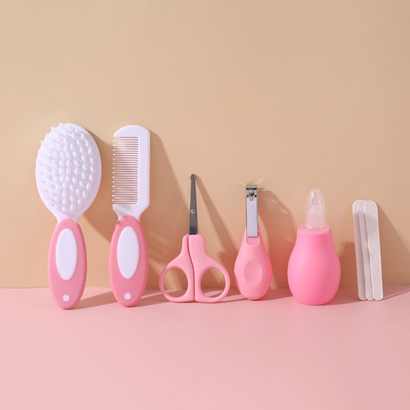 Newborn Care Set Manufacturer - Factory Wholesale 6 Piece with Nail Clipper Nasal Aspirator