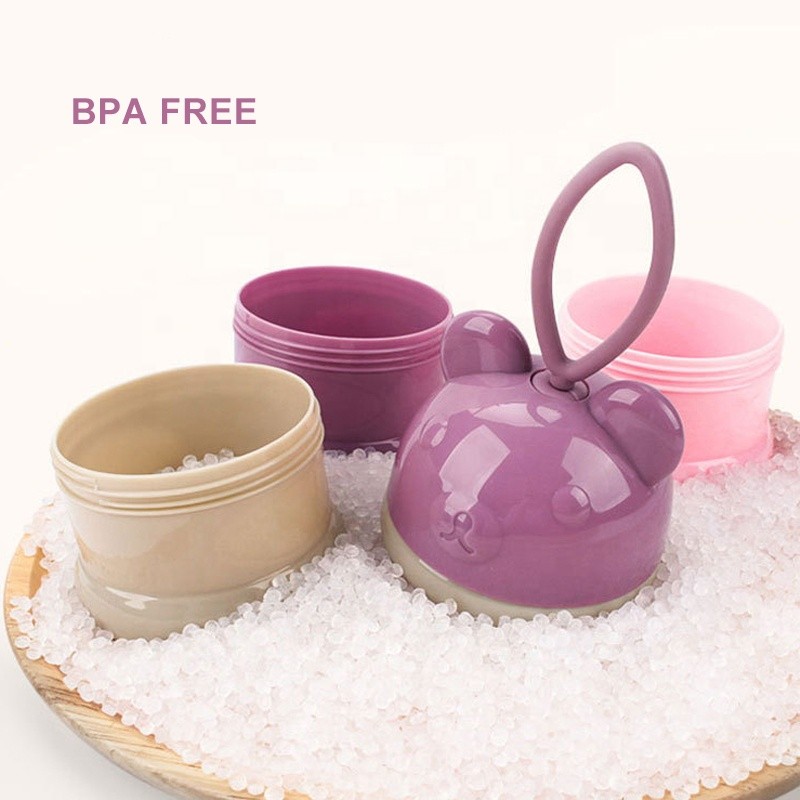 Cute Travel Milk Powder Container Supplier - OEM 3 Layers Infant Formula Food Dispenser