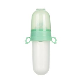 Silicone Baby Feeder Manufacturer - OEM Squeeze Feeding Fruit Drinks with Dispensing Spoon