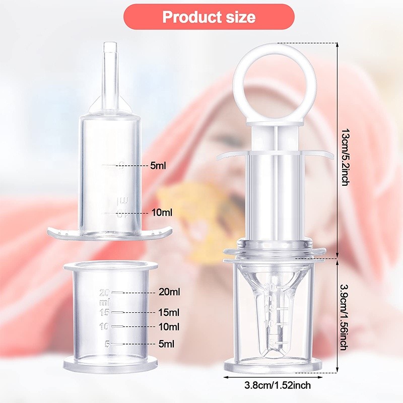 Infant Oral Syringe Dispenser Supplier - OEM Pacifier Liquid Medicine Dispenser with Syringe