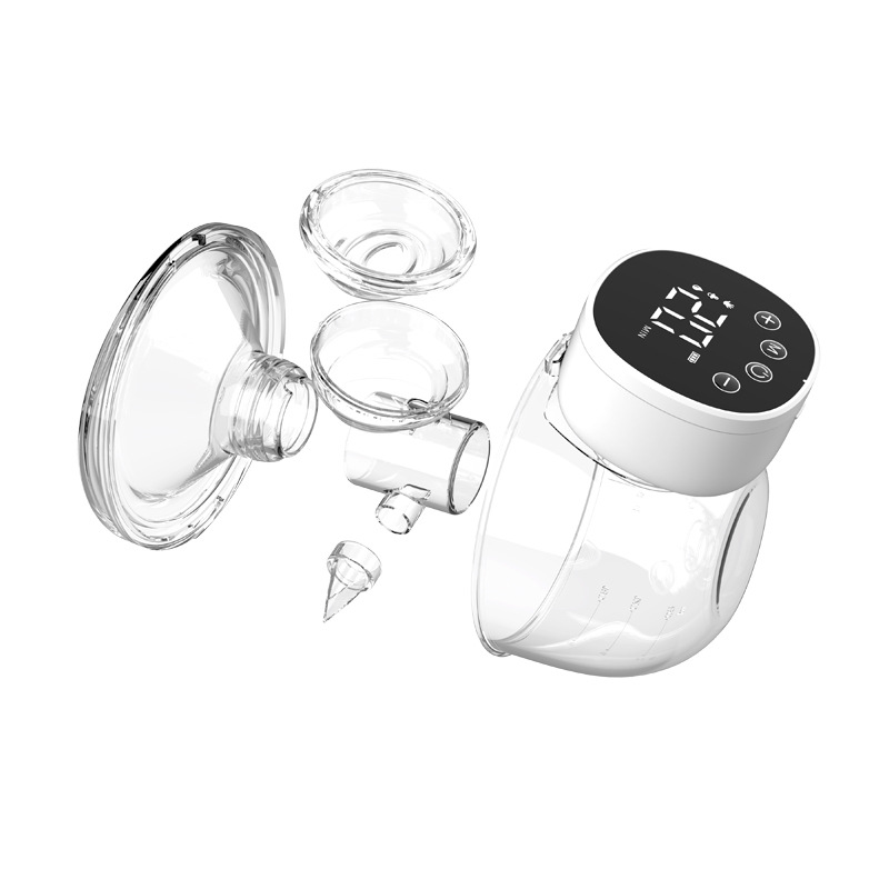 Portable Double Wearable Breast Pump Manufacturer - OEM 2024 Rechargeable 4 Modes 9 Levels