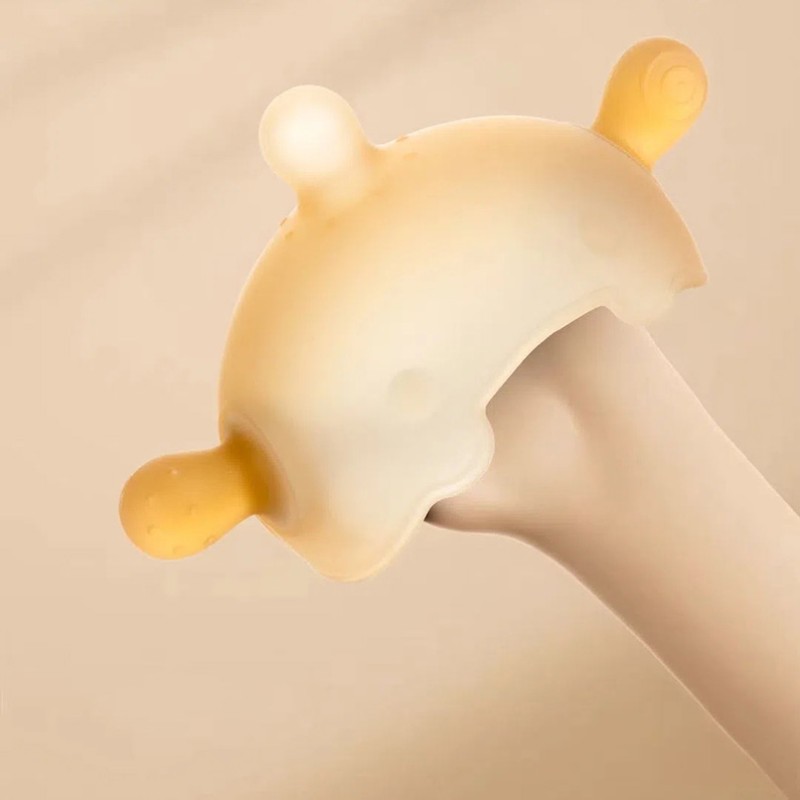 Baby Teether Gloves Supplier - OEM Newborn BPA Free High Quality Silicone Soft Safe