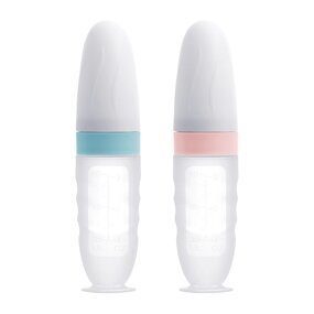 Eco-Friendly Baby Food Feeder Manufacturer - OEM 2024 New 90ml Silicone PP Juice Squeeze Bottle