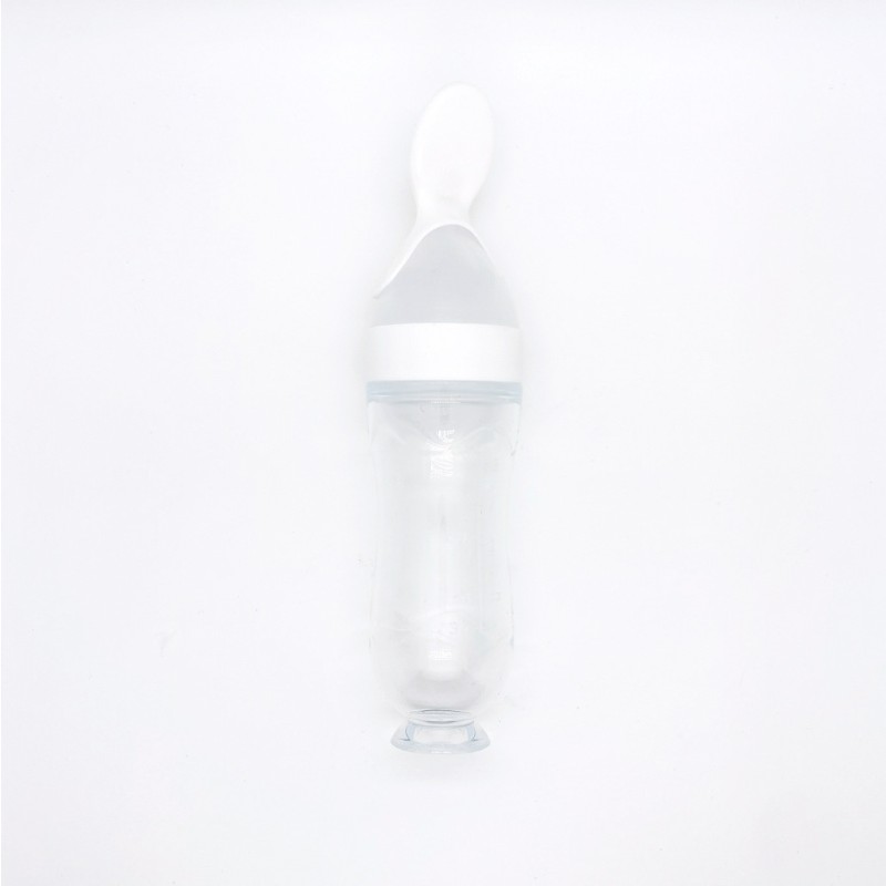 Squeeze Baby Bottle Feeder Supplier - Wholesale Soft Silicone Spoon for Fruit Vegetable