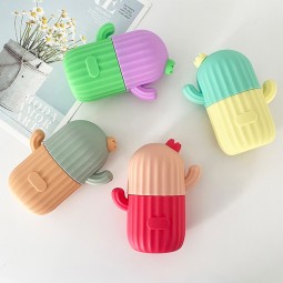 Silicone Cactus Face Ice Mold Manufacturer - OEM Portable Reusable for Skin Care Puffiness
