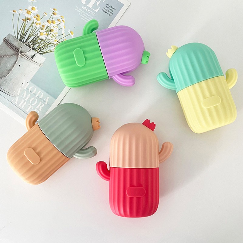 Silicone Cactus Face Ice Mold Manufacturer - OEM Portable Reusable for Skin Care Puffiness